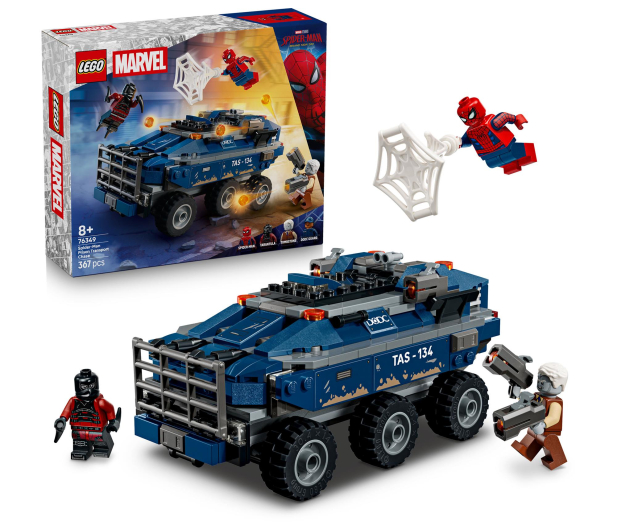 LEGO SUPER HEROES 76349 Pościg Spider-Mana za więźniarką - 1529854 - zdjęcie 2